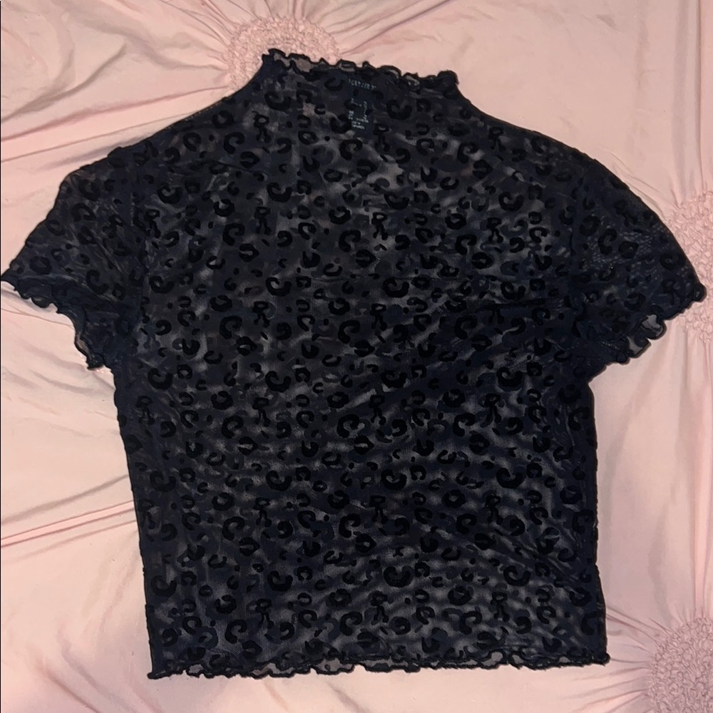Elegant Black Lace Top
